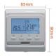 16A Digital Programmable Thermostat For Electric Heat / Underfloor Heating Digital Thermostat