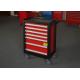 27 Metal Garage Red Heavy Duty Tool Cabinet On Wheels With 7 Drawers