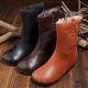 S027 Handmade original middle tube retro warm women's boots leather women's boots brand foreign trade original single
