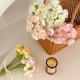 Ins-style lotus artificial flower wedding hall hand-held bouquet, fresh and simple home decoration photography props