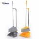 87cm House Broom With Dustpan Stainless Steel Handle Plastic Tray And PP Bristles Light Weight