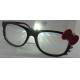 Hello kitty glasses christmas firework glasses black frame with pink bow