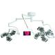 140000 Lux Double Head Ceiling Mounted Surgical Light With OSRAM LED Bulbs