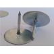 2.7mm Galvanized Steel Cup Head Insulation Pins With Capacitor Discharge Stud