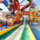 Fiberglass Pool Spiral Slide Commercial Water Play Equipment