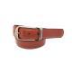 100-140cm Length Mens Genuine Leather Dress Belt With Metal Clip Buckle