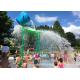 Outdoor Family Water Splash Zone Big Size Fiberglass Water Tripping Bucket For Fun