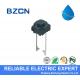 Anti Dust Black Waterproof Tactile Switch 0.15 Mm Travel With 2 Long Pin