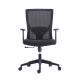 MID Back Ergonomic Mesh Back Fabric Seat Swivel Office Chair With Lumbar Support