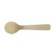 Mini Round Head Disposable Wooden Ice Cream Spoon Taster 10cm | 3.9inch