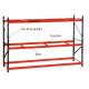 Extra Wider Heavy Duty Steel Pallet Racks , Industrial Warehouse Storage Racks