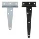 XD8001 Surface Plating T Type 12 Inch Glass Door Hinges