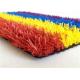 Colorful Synthetic Faux Turf Grass , Artificial Turf Backyard For Kindergarden