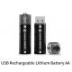 High Capacity Rechargeable Li Ion Batteries NSC USB AA 01 1.5V 1000mah