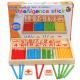 Figure Blocks Counting Sticks Education Wooden Toys Building Intelligence Block Montessori Mathematical Wooden Box