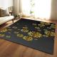 Snow Area Rugs For Living Room Dining Room Size Customizable Nonslip