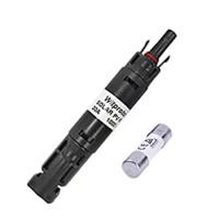 Solar Fuse Connector Waterproof PV Energy System Inline Fuse 30A 1000V