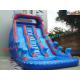 Giant Dolphin Outdoor Inflatable Water Slides , Three Line Inflatable Water Slide Pool