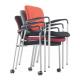 Breathable Mesh Stackable Meeting Chairs For Conference Room Blue