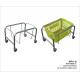 Small Basket Stand Retail Shop Equipment / Grocery Shopping Trolley Cart