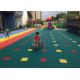 No Smelly Fire Resistant Colorful Kids Playroom Flooring With Drainage System