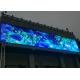P7.8 Cheap outdoor advertising mesh Strip high transparent led display screen for outdoor building surface