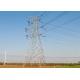 Terminal 110KV Steel Electrical Transmission Tower For Power Distribution