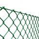 42 Inch 6x12 Panels 6 Gauge Chain Link Mesh Fence with Round Post Top Rail in Jamaica