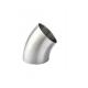 Sanitary 304/ 316L Stainless Steel 45 Degree Elbow Pipe Fitting for Welding Connection