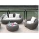 Leisure Aluminium PE Rattan Wicker furniture Outdoor Garden Backyard Sofa sets wicker Patio sofa