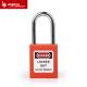 Red 38mm Shackle Safety Nylon Lockout Padlocks Non Conductive