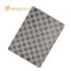 SS201 SS304 PVD Color Coating SS Embossed Sheet Small Checkered Pattern