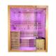 SASO certificated Two Person Steam Home Sauna Room 6KW With Electric Stove