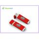 Durable Rectangle Plastic USB Flash Drive Red with Windows 98