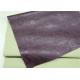Wine Red Printed PU Synthetic Leather Embossed 0.55mm For Bags Hydrolysis Resistance