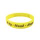 Custom logo Rubber Wristband Silicone Bracelet Two Sides Color SIlicone Wristband