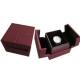 plastic luxury single watch box with two doors and pillow