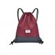 High Durability Polyester Drawstring Backpack , Gym Sack Drawstring Bag