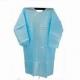 Liquid Resistant Dust Free Disposable Doctor Gowns , Disposable Medical Gowns
