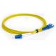 High Return Loss Yellow Color SC-LC Optical Fiber Patch Cord Singlemode