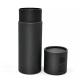 Recyclable Black Kraft Paper Small Round Cardboard Packaging Mailing Container