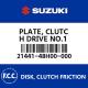OEM Motorcycle Clutch Friction Disc Suzuki Clutch Plate For Suzuki GSX 250R GW250