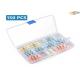 150Pcs Waterproof Heat Shrinkable Solder Seal Wire Connectors Transparent Sleeve