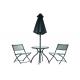 Rustproof Patio Dining Sets With Umbrella , Folding Patio Set With Umbrella