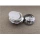 Shinny Silver Easy Packing Acrylic Jars For Cosmetics Ball Round Shape 30 / 50G