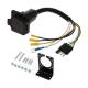 4 Wire Flat RV Trailer Wiring Harness Converter Light Plug With Mounting Brac