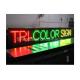 P 10mm 200Hz LED Moving Message Sign Tri-Color With Win2000 / XP / Vista