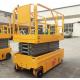 Upright Movable Hydraulic Lifting Platform Compact Manual Battery Powered