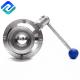 DN80 Stainless Steel Butterfly Valve Cf8m Pipeline Flow Control Dn10 Rjt