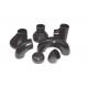 Carbon Steel Butt Weld Pipe Fittings Black Color High Strength Round Shape